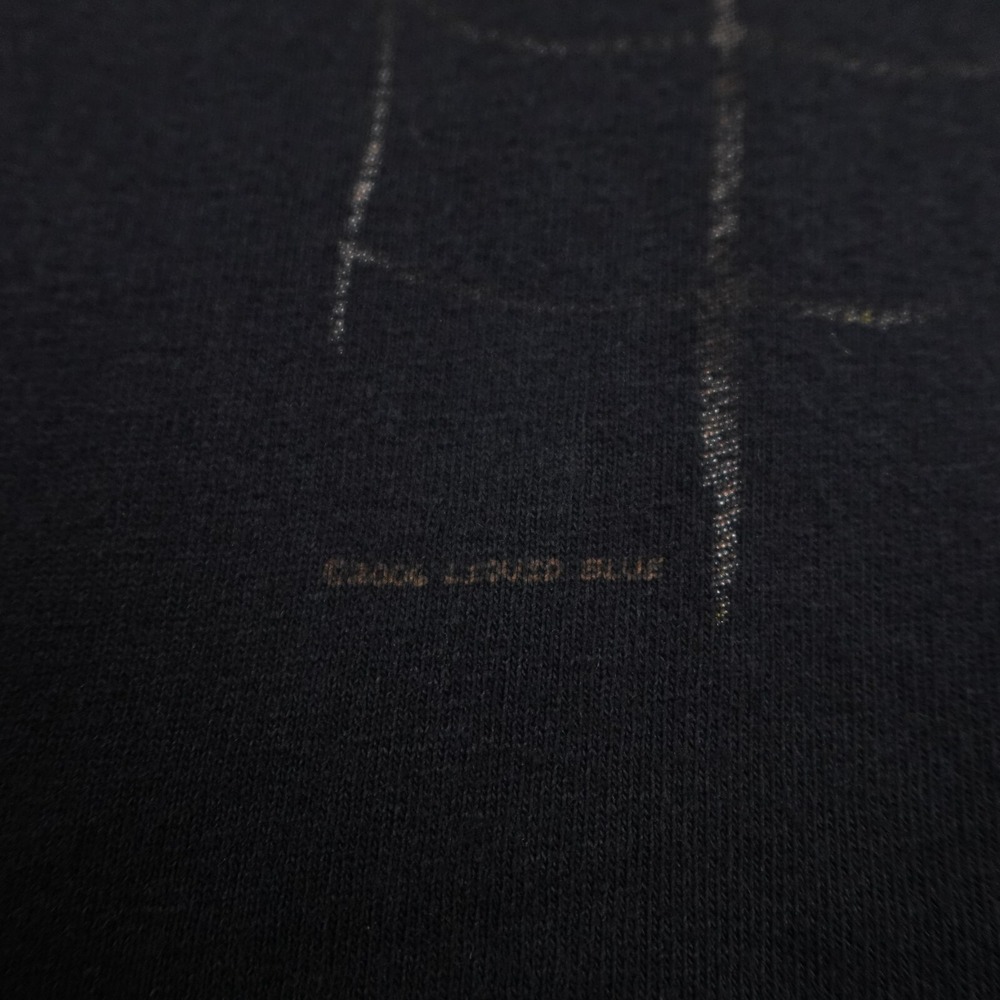 Vintage Liquid Blue T-Shirt Adult Medium Black Dead‎ Skeleton Pirate Y2K 2000's - Picture 6 of 10